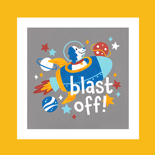 Blast Off! Giclee Art Print